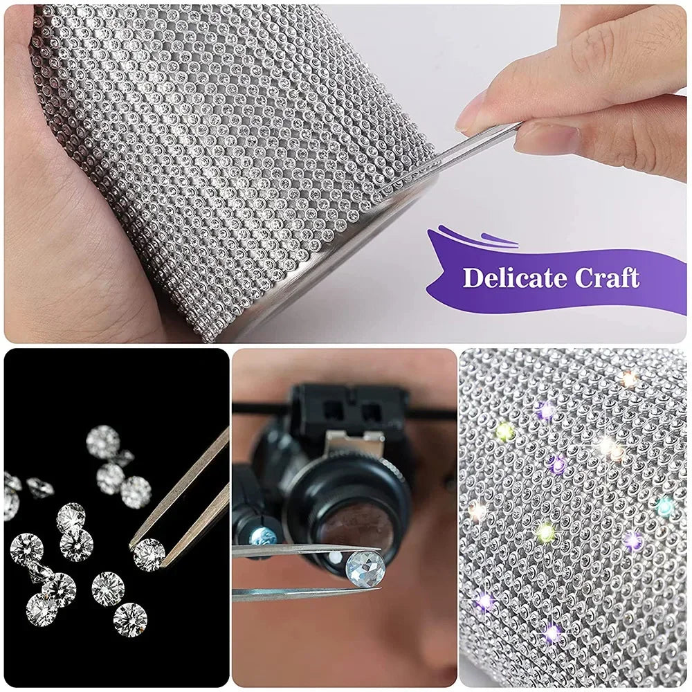 350/500/750/1000ml Luxury Rhinestone Thermos Bottle 2pcs Chain Portable Water Bottle Double Wall Stainless Steel Thermal Flask