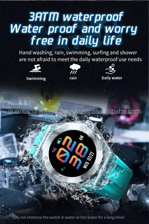 Best Quality 3ATM Waterproof Smart Watch Sleep Tracker QC F17 TK19 TFT Crystal Transparent Silica Gel Material Call Reminder