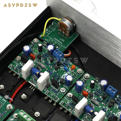 NAP250 MOD 2SC5200 MINI Stereo Power amplifier Base on UK NAIM circuit With SPK protection 80W+80W 8R