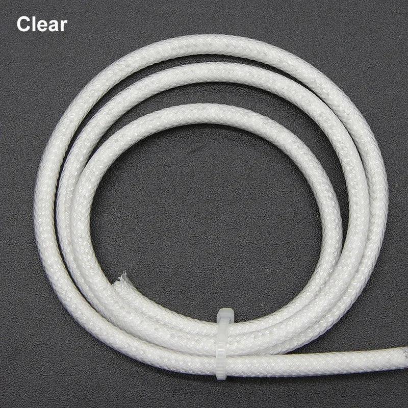 1-50M 2mm Insulated PET Braid Sleeves Sleeving High Density Cable Sheath Wrap Cable Protector Braid For Wires