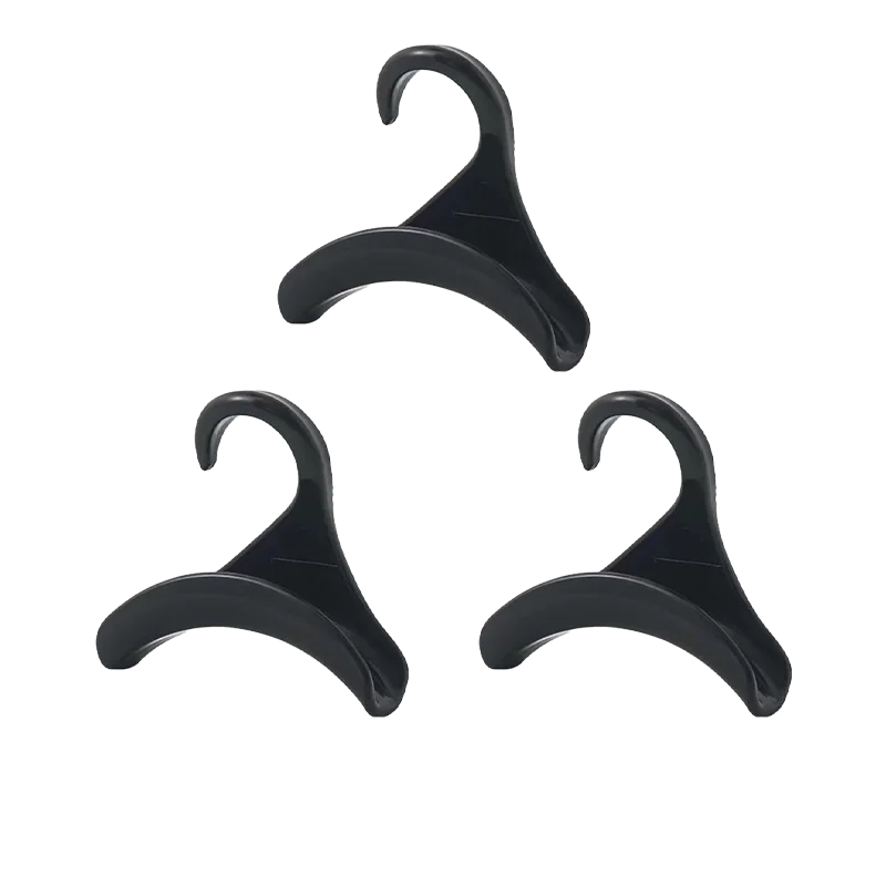 3-20pcs Widen Plastics Hanger Connection Hook Stackable Space Saving Storage Multifunctional Bag and Hat Hanging Rack