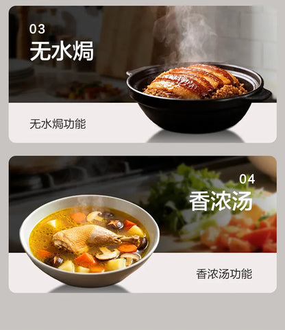SUPOR 4L Rice Cooker 0-Fluorine Glazed Ball Pot Micro Pressure 21-Min Fast Cook Anti-Overflow 220V