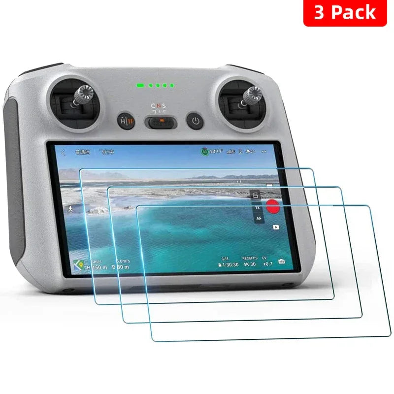 1-3Pcs Tempered Glass For DJI Mini 3 4 5 PRO RC RC2 Remote Controller Screen Protector Scratch-Proof Film For DJI RC Accessories