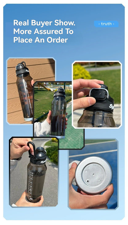 1L Sports Bottle Tritan Drinking Plastic Water Jug Fitness Bicycle Climbing Outdoor Bottle Water Cup