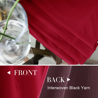 Luxury Velvet Blackout Curtain [1 Panel] Soundproof Room Darkening Drapery Heavyweight Soft Window Panel for Bedroom & Theater