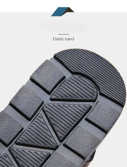 2025 New Fashion Brand Roman Sandals For Men Soft Sole Comfortable High-Quality Leather Beach Men's Casual Shoes
