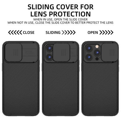 Magnetic Case For iPhone 17 16 16e 15 14 13 12 11 Pro Max Push window protection lens Cover