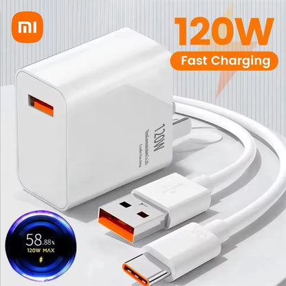 Original Xiaomi 120W Charger Fast turbo Charge Hypercharge Gan Adapter For Redmi Note 11 12 13 14 Pro Plus 5G Mi 14 13 13T Cable