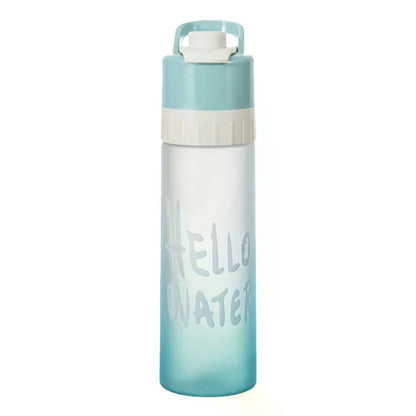 Hot Sale 650ml Spray Water Bottle Outdoor Sports Fitness Water Cup Large Capacity Portable Water Bottle Jet Water Spray Cup
