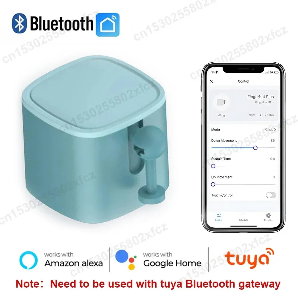 Aubess Tuya WiFi Finger Robot Switch Smart Home ZigBee Mechanical Arm Bot Button Pusher Smart Life Voice Control Alexa Google
