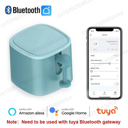Aubess Tuya WiFi Finger Robot Switch Smart Home ZigBee Mechanical Arm Bot Button Pusher Smart Life Voice Control Alexa Google