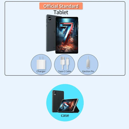 Headwolf FPad7 PRO Android 15 Tablet 8 inch 2.5K HD Max 16GB+512GB, 6500mAh PD18W, 8MP+16MP Camera, SIM 4G LTE WiFi 6