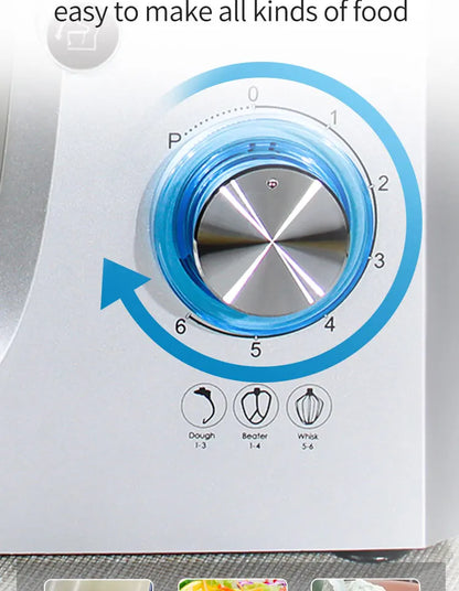HPH2O 7L Electric Kitchen Mixer Machine 1500w Stand Mixer Dough Mixer Blender Mixer Planetary Home Appliance