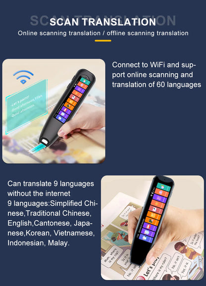 New MD22 Voice Translator Offline Scan Translation Pen  134 Voice Translation 9 OfflineTranslation Business Scanning Reading Pen