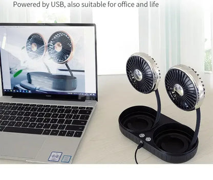 Grande ventilador do carro elétrico, resfriamento do caminhão, ar condicionado, saída de ar, ventilador pequeno