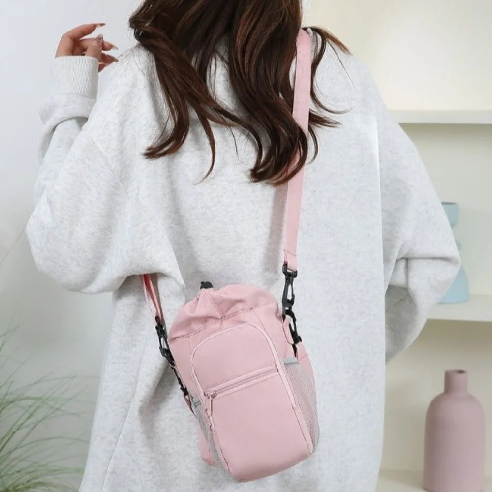 Universal Portable Water Bottle Bag Waterproof with Phone Pocket Insulated Cup Protective Cover Adjustable Strap Creative