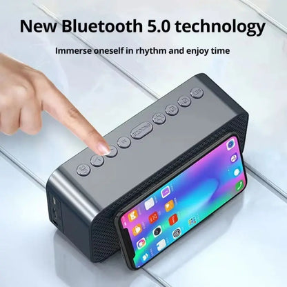 5-in-1 Digital Table Calendar LED Digital Display Sleep Timer Small Digital Clock Bluetooth with Mirror Electronic Alarm Clock