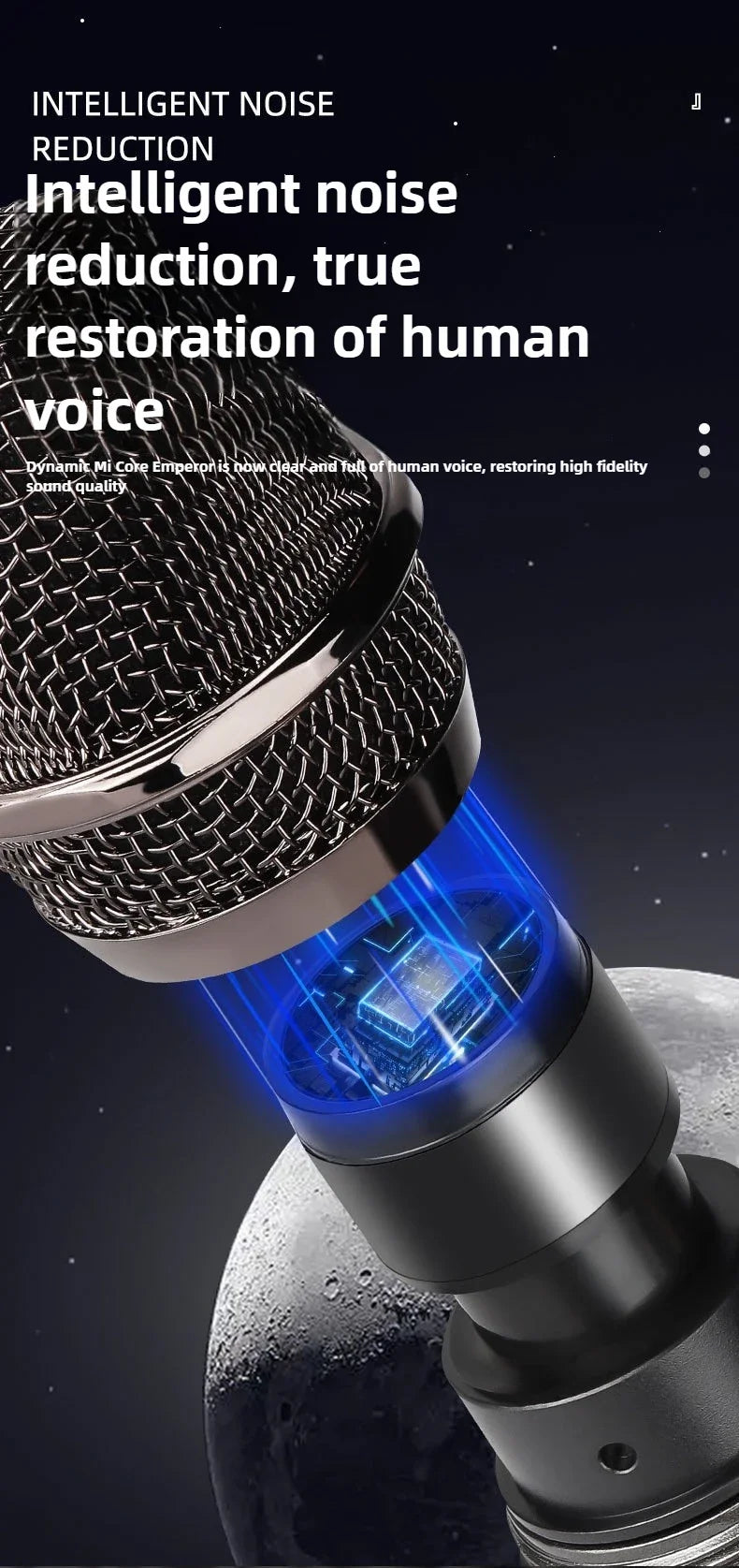 108 One to Two Professional Portable Wireless 2.4g Microphone Dynamic LED Display Noise Cancelling Outdoor Stage Singing Karaoke