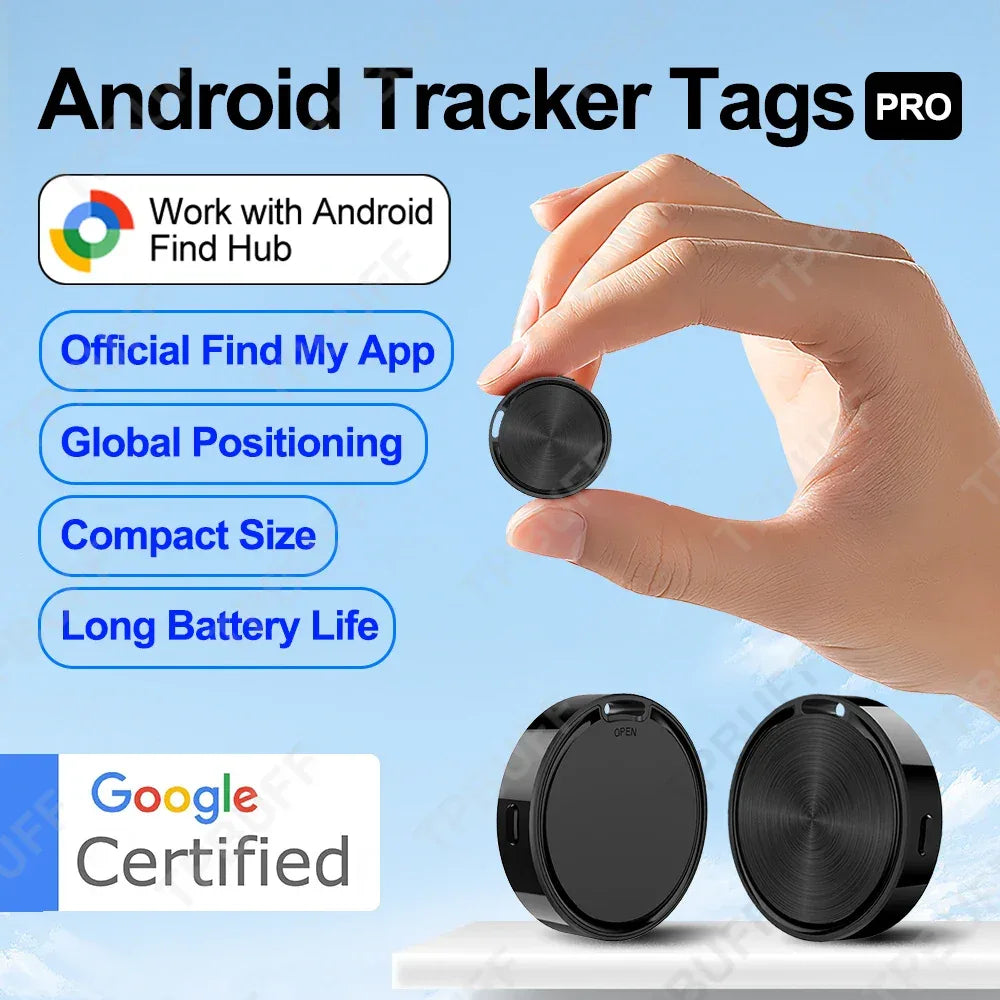 Bluetooth Gps Tracker Android Google Find My Device Anti-Lost Wallet Gps Tracker Airtag Holder Smart Home Products Smart Life