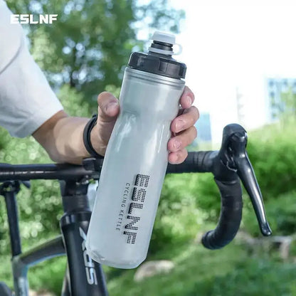 ESLNF Road Dual Bike Thermal Layer Leak-Proof 720Ml Keeping Bicycle Water Kettle Outdoor Cycling Sports Bottle