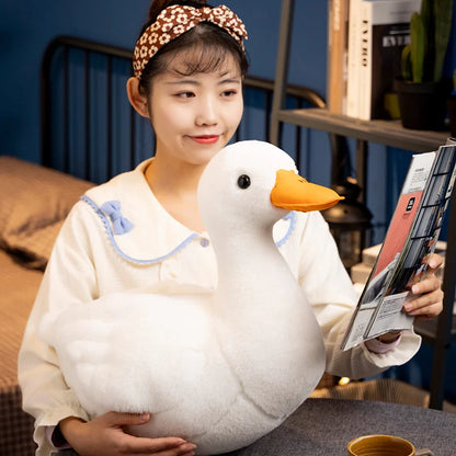 Hot Sale Simulation Stuffed 25/42cm Cole Duck Super Soft Throw Pillow Home Decor Dolls  Funny Girls Boys Toys Birthday Gifts