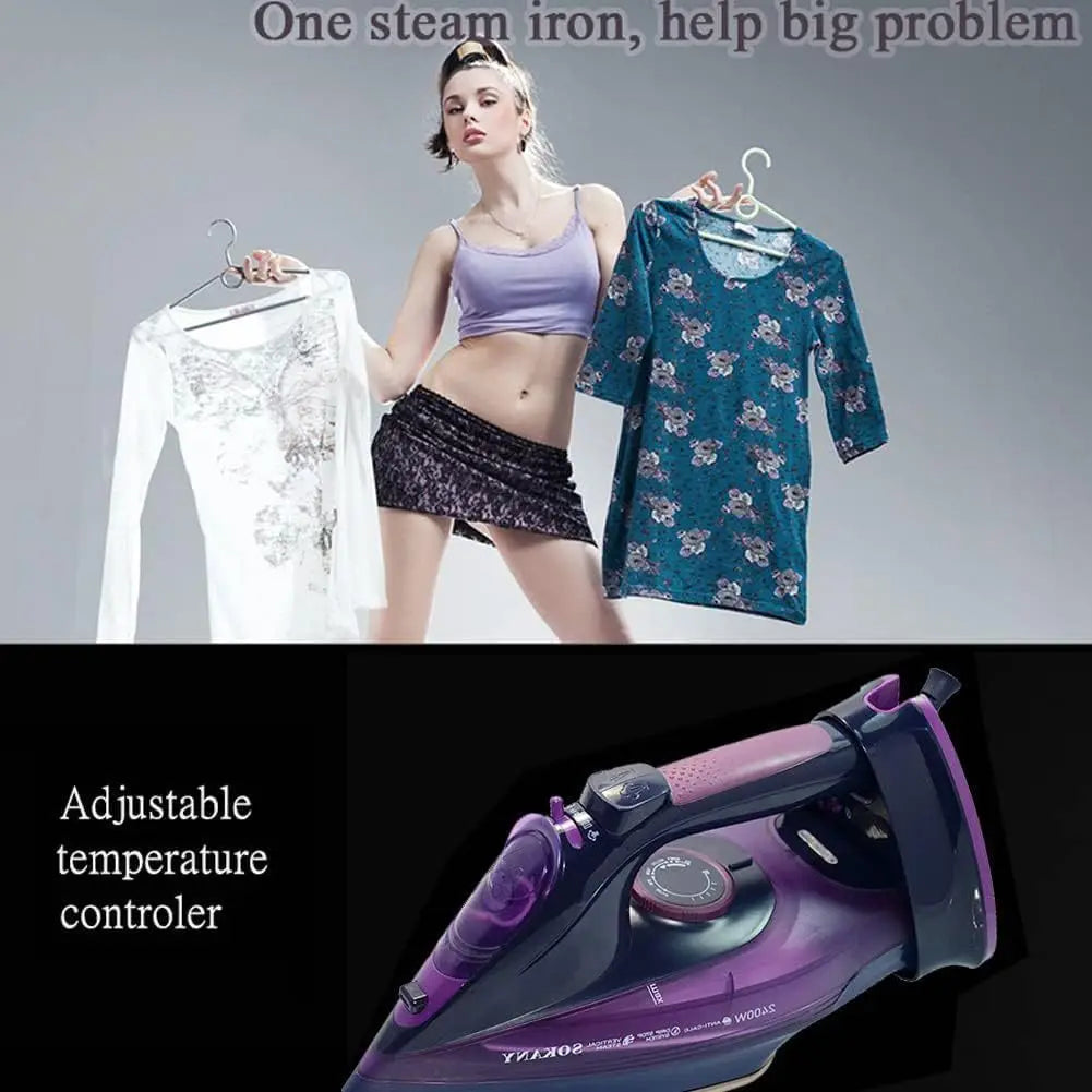 Handheld Electric Iron Cordless Steam Ironing Machine Wired Wireless Optional Travel Iron with Base for Home And Travel Use