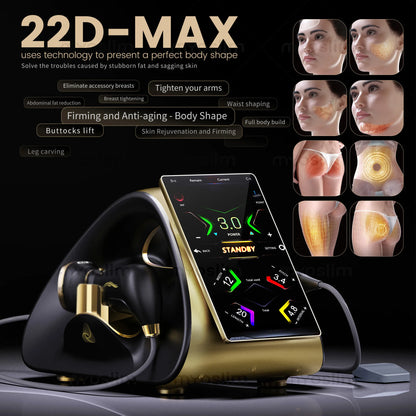 22D MAX Hifu skin rejuvenation facial lifting skin firming anti-aging beauty machine, suitable for salons