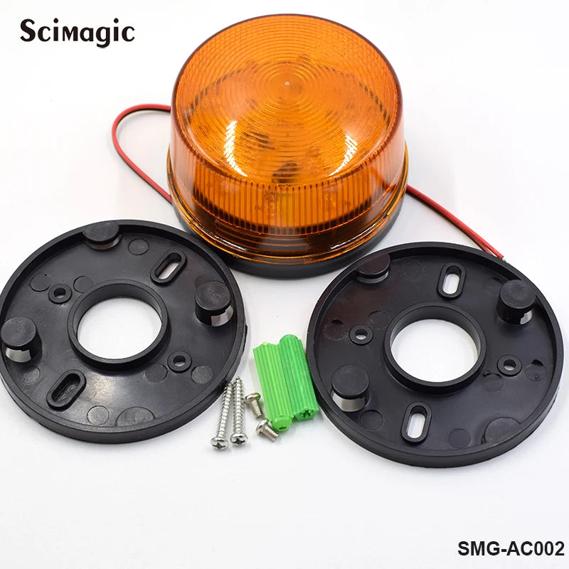 Signal Strobe Flashing Lamp DC 12V or 24V LED Gate Flashing Light Lamp Alarm Lamp For Swing Sliding Gate Opener/Barrier Gate