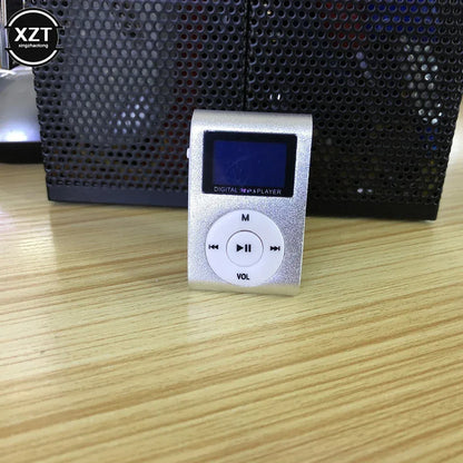 Mini MP3 Portable TF Card SD Card Slot Metal Clip USB Sport Digital Music Walkman Lightweight  For Sports Running Citywalk