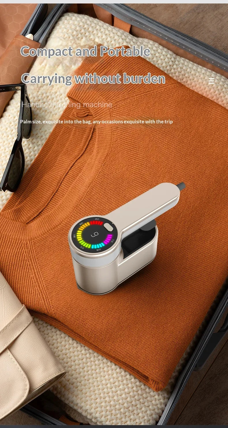 Intelligent Steam Ironing Machine Portable Travel Steamers for Clothes LCD Diplay Screenc Mini Handheld Garment Iron Steamer