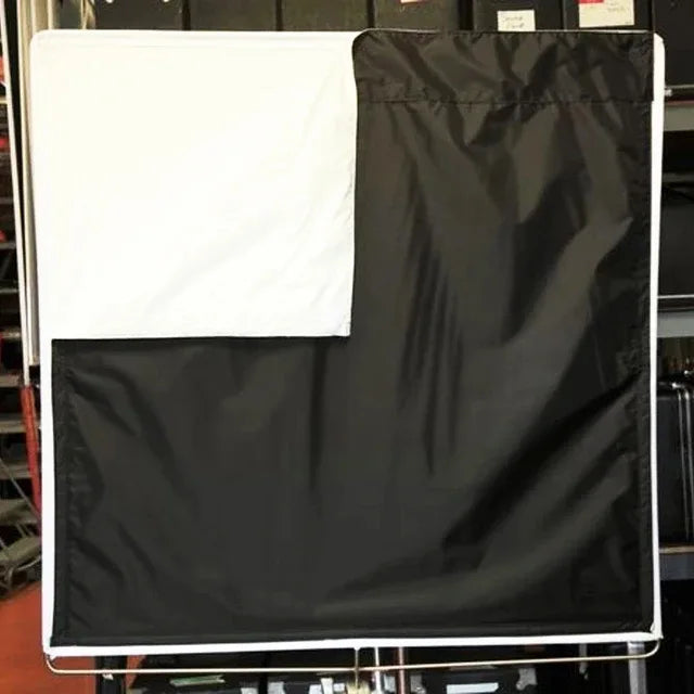 4'x4' 4x4 Ultra Bounce black / white 2in1 Floppy Flag 48"x48" (Cloth Only, without frame)