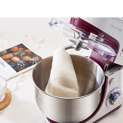 Desktop Egg Beater Electric Household Baking Chef Machine Cream Beater Small Mixing and Noodle Cover Commercial Stand Mixer