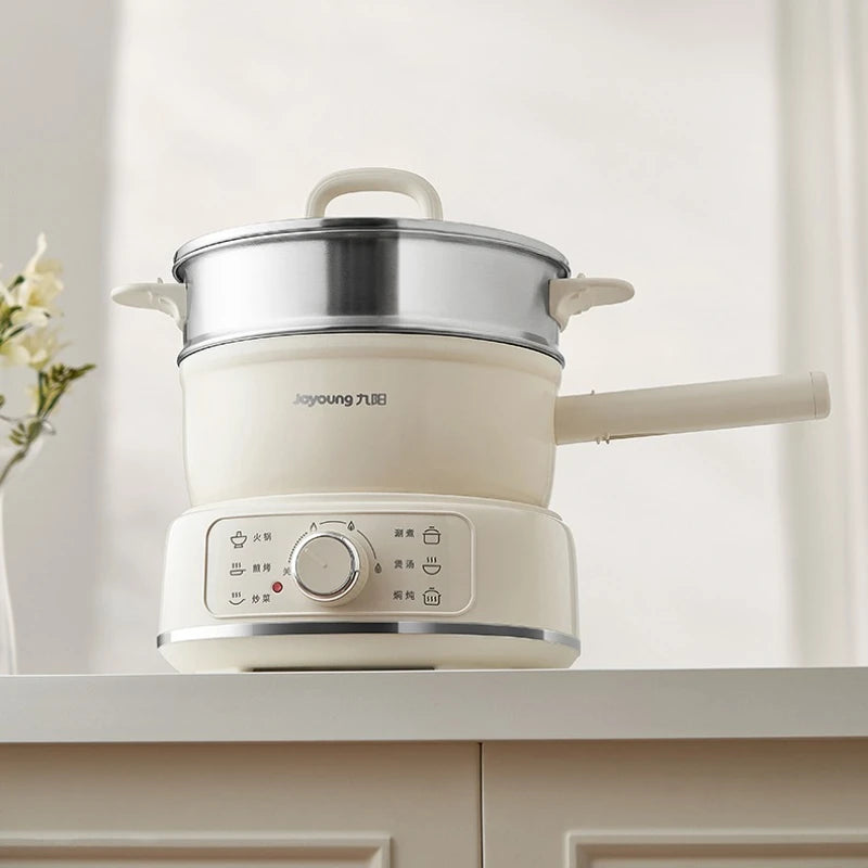 Joyoung Small Split-Type Electric Pot - Household/Dorm, Multi-Function Non-Stick Hot Pot
