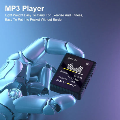 128G MP3 Player Bluetooth 5.4 HiFi MP3 Music Player Built-in Speaker 2.4inch Touch Screen MP4 Player with E-book/Video Recording