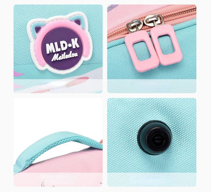 Waterproof Children Primary School Bags Cute Unicorn Rainbow Backpacks Kids Cartoon Animal Dinasour Shcoolbags for Kindergarten