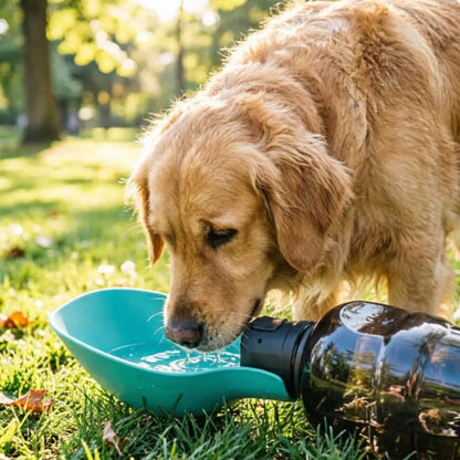 800ml Dog Portable Water Bottle for Small Large Dogs Cats High Capacity Outdoor Travel Drinking Foldable Bowls Labardor Supplies