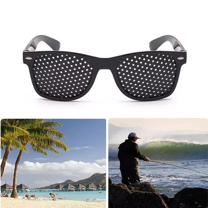 Wearable Anti-fatigue Vision Care  Corrective Glasses Improve Stenopeic Pinhole Pin Hole Glasses Eye Protection For Men Women