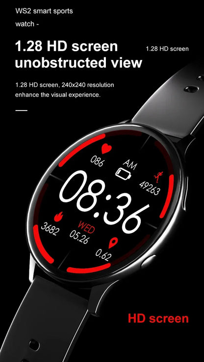 2025 Men Bluetooth Call SmartWatch Heart Rate Blood Pressure Monitor Smartwatch IP67 Waterproof Women Smartwatch For Android IOS