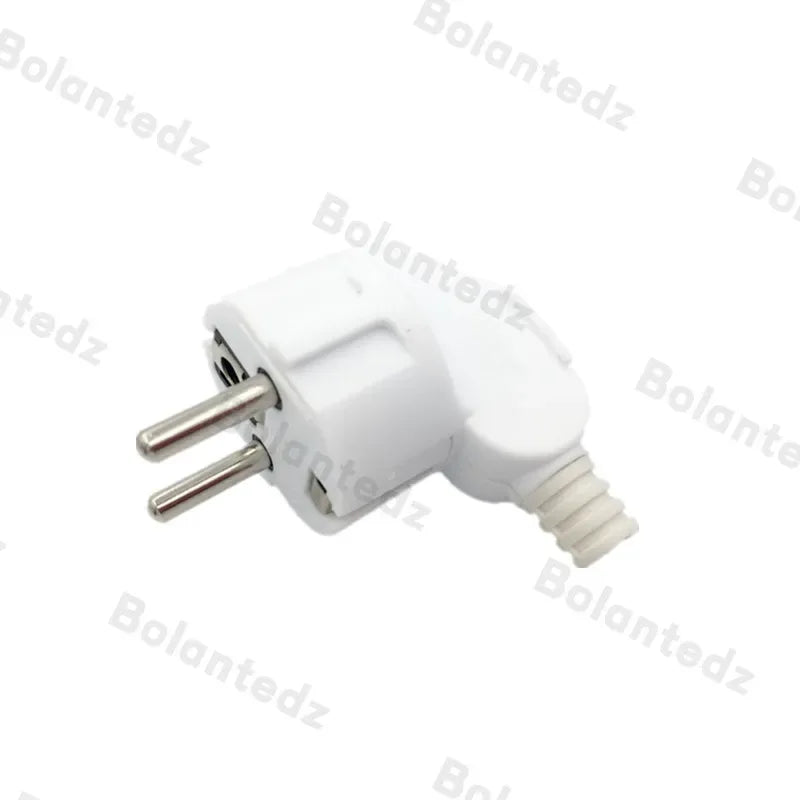 EU Plug Adapter 16A Male Replacement AC Outlets Rewireable Schuko Electeic Socket Euro Connector For Power Extension Cable