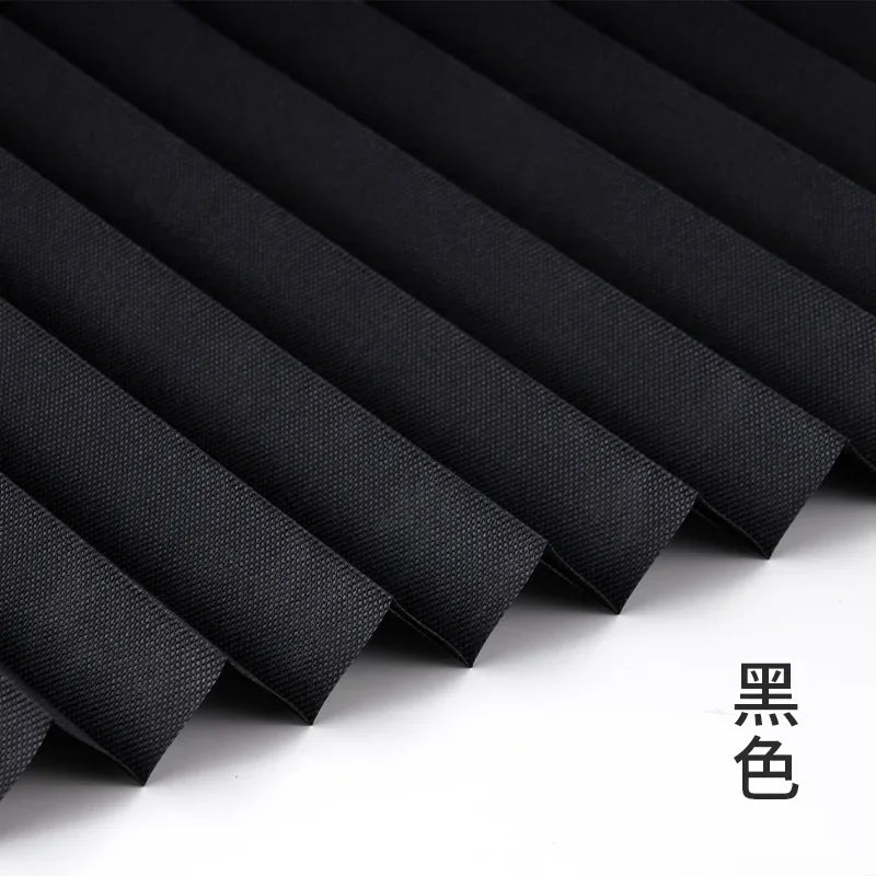 1 PC Easy Installation Window Shades Non-woven Fabric Pleated Zebra Blinds Roller Room Blackout Curtain For Living Room Balcony