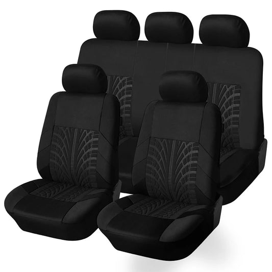 Customized Four Seasons Universal Polyester Full Set Car Seat Covers by PDG ibma