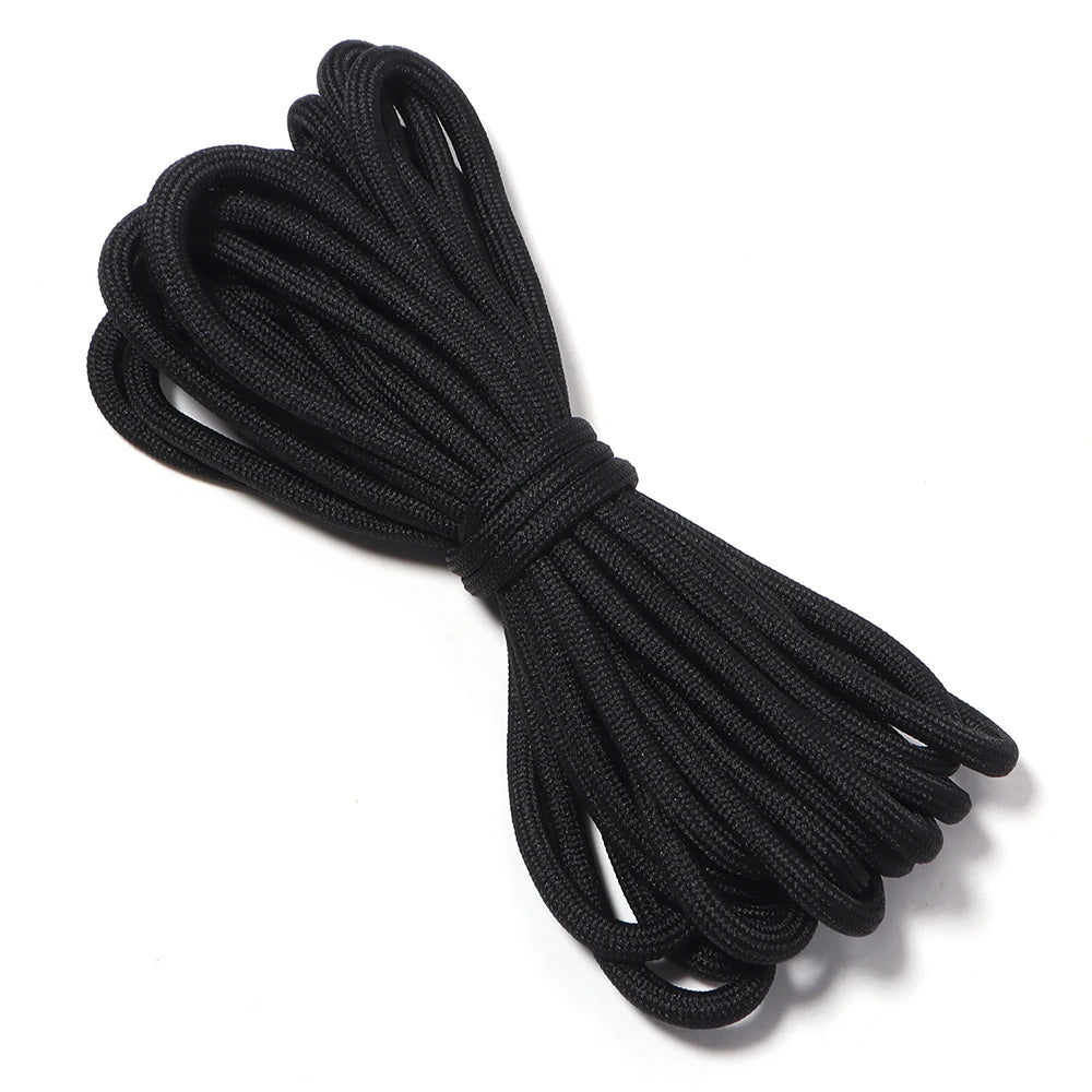 5yards/lot 5mm Colorful Polyester Braided Rope For Jewelry Making DIY Keychian Lanyard Bag Pendant Handcraft Accessories