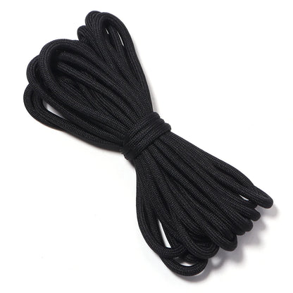 5yards/lot 5mm Colorful Polyester Braided Rope For Jewelry Making DIY Keychian Lanyard Bag Pendant Handcraft Accessories