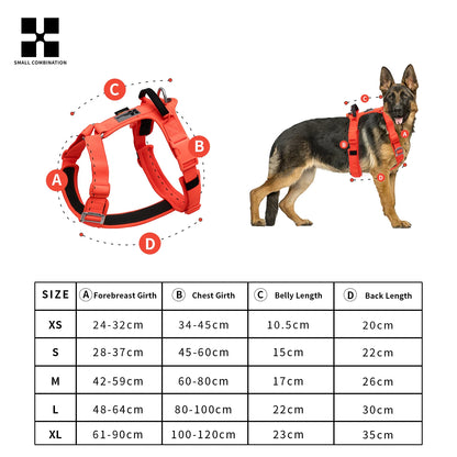 SMALL COMBINATION Pet Harness No Pull Nylon Reflective Dog Harness Adjustable Comfortable Control Walking Running Accessories
