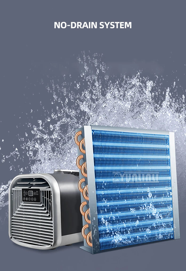 Mobile Air Conditioner Mobile Compressor Airconditioning Portable Camping Outdoor Low Consumption Conditioner