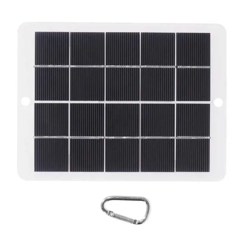 Portable 3W 5V solar panel Multipurpose Phone Camping Fan Light solar charger USB Solar Panel For Outdoors Emergency Supply