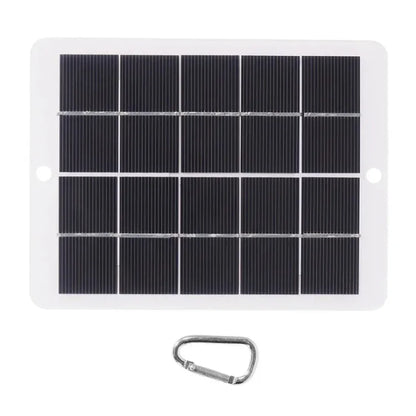 Portable 3W 5V solar panel Multipurpose Phone Camping Fan Light solar charger USB Solar Panel For Outdoors Emergency Supply