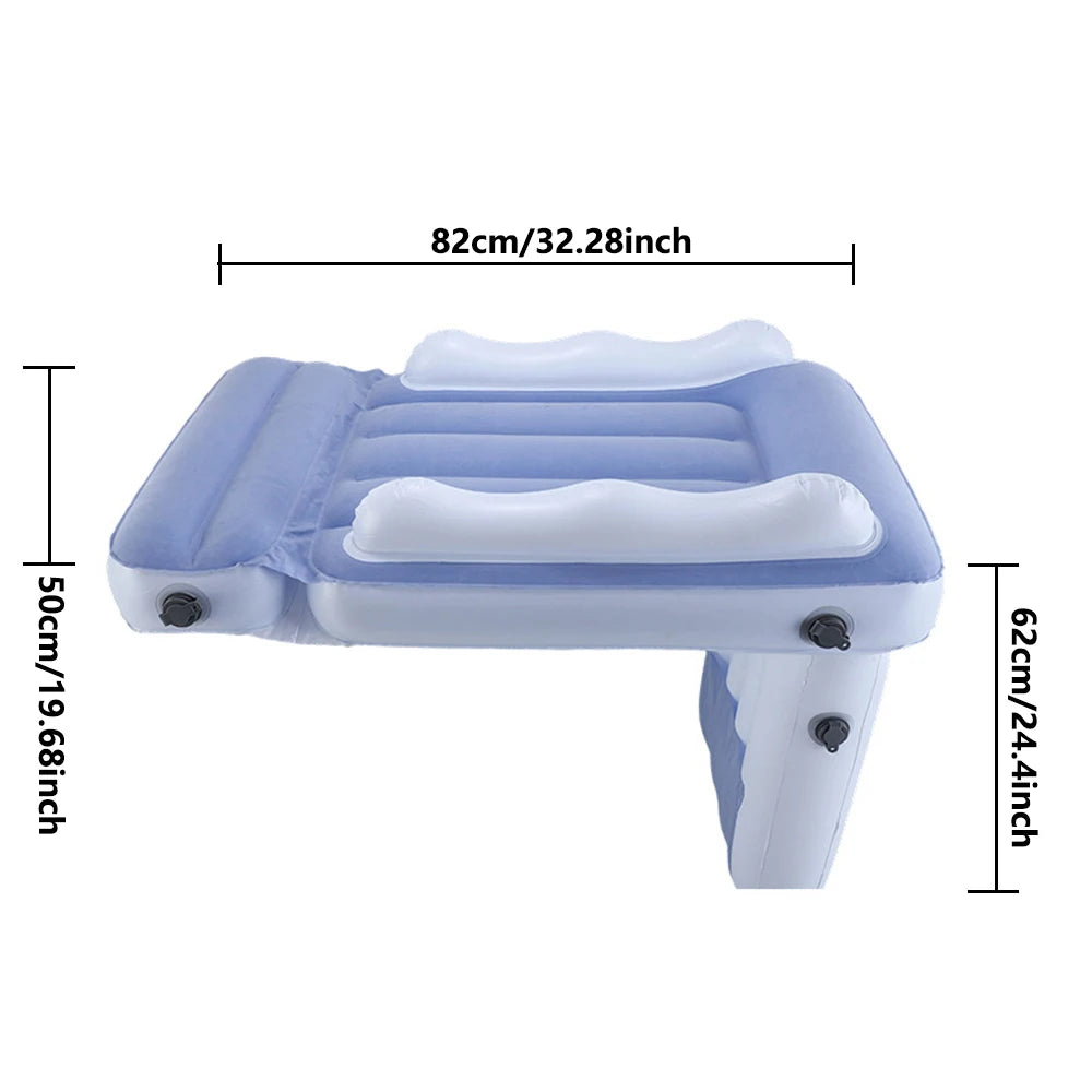Inflatable Toddler Airplane Bed - Inflatable Kids Air Plane Bed Airplane Seat Extender for Toddlers Flight Sleep