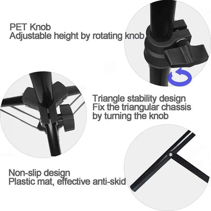 Xiaohui 50cm-160cm Universal Portable Bracket for HY300 Mini Projector Tripod Stand Mount Max load-bearing 3.3 pounds