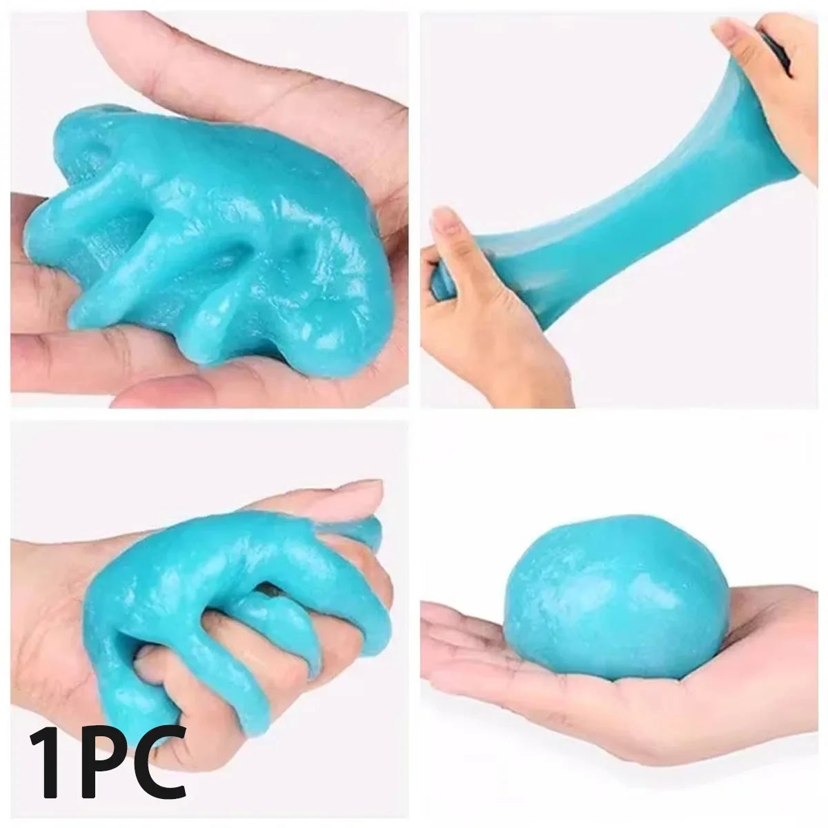 1pc Dedusting Gel Car Interior Cleaning Magic Clay Household Keyboard Desktop Cleaning Gel Tool Car Cleaning Accessories